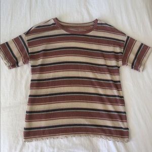 BARELY WORN, striped American Eagle top